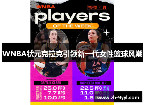 WNBA状元克拉克引领新一代女性篮球风潮